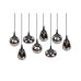 Pakabinamas šviestuvas Lumina Pendant 8-pc E14 Matt Black 317000832 Pakabinamas šviestuvas Lumina Pendant 8-pc E14 Matt Black 317000832 TRIO Lighting
