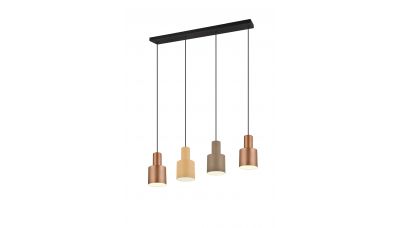 Pakabinamas &scaron;viestuvas Agudo Pendant 4-pc E27 Multicolor 319400417 TRIO Lighting