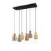 Pakabinamas &scaron;viestuvas Agudo Pendant 6-pc E27 Multicolor 319400617 TRIO Lighting