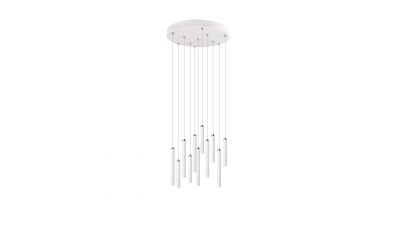 Pakabinamas &scaron;viestuvas Tubular LED Pendant 40 cm Matt White 321691131 TRIO Lighting