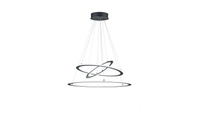 Pakabinamas &scaron;viestuvas Durban LED Pendant 80 cm Anthracite 321910342 TRIO Lighting