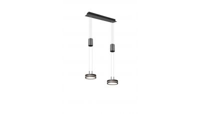 Pakabinamas &scaron;viestuvas Franklin LED Pendant 2-pc Anthracite 326510242 TRIO Lighting