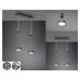 Pakabinamas &scaron;viestuvas Franklin LED Pendant 2-pc Anthracite 326510242 TRIO Lighting