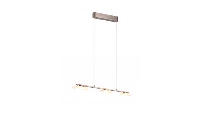 Pakabinamas šviestuvas Merton LED Pendant 3-pc Brushed Steel 343610307 Pakabinamas šviestuvas Merton LED Pendant 3-pc Brushed Steel 343610307 TRIO Lighting
