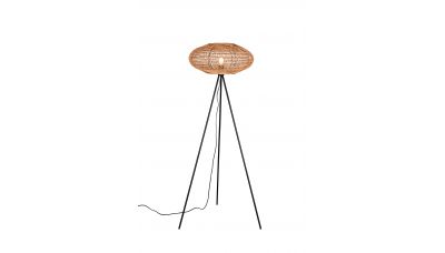 Toršeras Hedda Floor Lamp E27 Matt Black-Sisal 412300136 Toršeras Hedda Floor Lamp E27 Matt Black-Sisal 412300136 TRIO Lighting