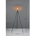 Toršeras Hedda Floor Lamp E27 Matt Black-Sisal 412300136 Toršeras Hedda Floor Lamp E27 Matt Black-Sisal 412300136 TRIO Lighting