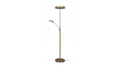 Tor&scaron;eras Franklin LED Floor Lamp Uplighter Antique Brass 426510204 TRIO Lighting