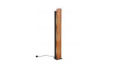 Toršeras Karuni Floor Lamp 3xE27 Matt Black-Wood 463300330 Toršeras Karuni Floor Lamp 3xE27 Matt Black-Wood 463300330 TRIO Lighting