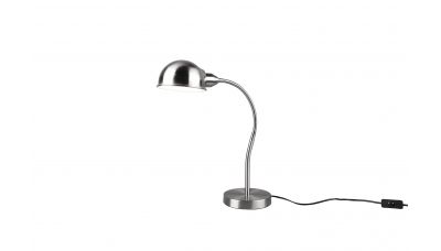 Stalinis &scaron;viestuvas Perry Table Lamp E27 Brushed Steel 504900107 TRIO Lighting