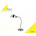 Stalinis &scaron;viestuvas Perry Table Lamp E27 Brushed Steel 504900107 TRIO Lighting