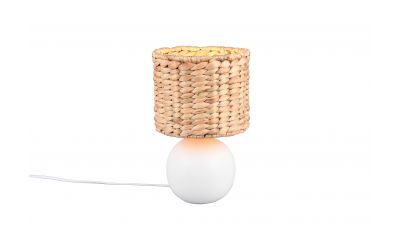 Stalinis šviestuvas Vina Table Lamp 29 cm E27 Matt White-Beige 518900101 Stalinis šviestuvas Vina Table Lamp 29 cm E27 Matt White-Beige 518900101 TRIO Lighting