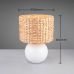 Stalinis &scaron;viestuvas Vina Table Lamp 40 cm E27 Matt White-Beige 518990101 TRIO Lighting