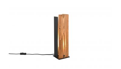 Stalinis šviestuvas Karuni Table Lamp E27 Matt Black-Wood 563300130 Stalinis šviestuvas Karuni Table Lamp E27 Matt Black-Wood 563300130 TRIO Lighting
