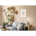Stalinis &scaron;viestuvas Tara Table Lamp 43 cm E27 Beige-Chrome Plated 564990157 TRIO Lighting