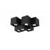 Lubinis šviestuvas Fernando Ceiling 6-pc. 6xGU10 Black 604900632 Lubinis šviestuvas Fernando Ceiling 6-pc. 6xGU10 Black 604900632 TRIO Lighting