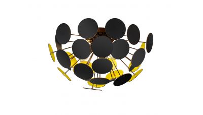 Lubinis &scaron;viestuvas Discalgo Ceiling 3xE14 Matt Black 609900332 TRIO Lighting