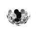 Lubinis &scaron;viestuvas Discalgo Ceiling 3xE14 Chrome 609900357 TRIO Lighting