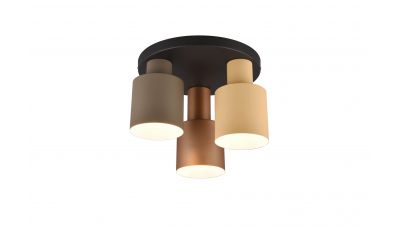 Lubinis šviestuvas Agudo Ceiling 3-pc E27 Multicolor 619430317 Lubinis šviestuvas Agudo Ceiling 3-pc E27 Multicolor 619430317 TRIO Lighting