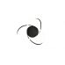 Lubinis &scaron;viestuvas Nuria LED Ceiling Black 626210132 TRIO Lighting