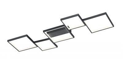 Lubinis šviestuvas Sorrento Ceiling 120 cm Black 627710532 Lubinis šviestuvas Sorrento Ceiling 120 cm Black 627710532 TRIO Lighting