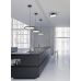 Lubinis &scaron;viestuvas Tray LED Ceiling Matt Black 640910132 TRIO Lighting