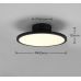 Lubinis &scaron;viestuvas Tray LED Ceiling Matt Black 640910132 TRIO Lighting