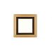 Lubinis &scaron;viestuvas Morgan LED Ceiling 45x45 cm Matt Black/Gold 641510280 TRIO Lighting