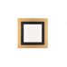 Lubinis &scaron;viestuvas Morgan LED Ceiling 45x45 cm Matt Black/Gold 641510280 TRIO Lighting