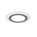 Lubinis &scaron;viestuvas Morgan LED Ceiling 45 cm White/Brushed Steel 641519207 TRIO Lighting