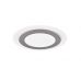 Lubinis &scaron;viestuvas Morgan LED Ceiling 45 cm White/Brushed Steel 641519207 TRIO Lighting