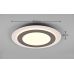Lubinis &scaron;viestuvas Morgan LED Ceiling 45 cm White/Brushed Steel 641519207 TRIO Lighting