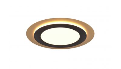 Lubinis &scaron;viestuvas Morgan LED Ceiling 45 cm Matt Black/Gold 641519280 TRIO Lighting