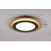 Lubinis &scaron;viestuvas Morgan LED Ceiling 45 cm Matt Black/Gold 641519280 TRIO Lighting