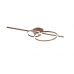 Lubinis &scaron;viestuvas Montilla LED Ceiling Coffee Brown 643010365 TRIO Lighting