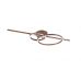 Lubinis &scaron;viestuvas Montilla LED Ceiling Coffee Brown 643010365 TRIO Lighting