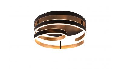 Lubinis &scaron;viestuvas Marnie LED Ceiling Black/Gold 644110180 TRIO Lighting