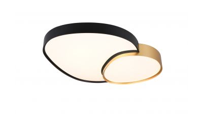 Lubinis &scaron;viestuvas Rise LED Ceiling 45W Black-Gold 647519280 TRIO Lighting