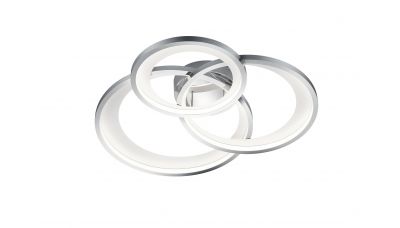 Lubinis &scaron;viestuvas Granada LED Ceiling White/Chrome 673810306 TRIO Lighting