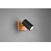 Lubinis/Sieninis šviestuvas Marley Spot 1-pc. GU10 Black/Wood 812400132 Lubinis/Sieninis šviestuvas Marley Spot 1-pc. GU10 Black/Wood 812400132 TRIO Lighting