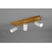Lubinis šviestuvas Marley Spot 3-pc. GU10 White/Wood 812400331 Lubinis šviestuvas Marley Spot 3-pc. GU10 White/Wood 812400331 TRIO Lighting