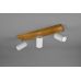 Lubinis šviestuvas Marley Spot 3-pc. GU10 White/Wood 812400331 Lubinis šviestuvas Marley Spot 3-pc. GU10 White/Wood 812400331 TRIO Lighting