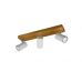 Lubinis šviestuvas Marley Spot 3-pc. GU10 White/Wood 812400331 Lubinis šviestuvas Marley Spot 3-pc. GU10 White/Wood 812400331 TRIO Lighting