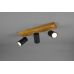 Lubinis &scaron;viestuvas Marley Spot 3-pc. GU10 Black/Wood 812400332 TRIO Lighting
