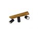 Lubinis &scaron;viestuvas Marley Spot 3-pc. GU10 Black/Wood 812400332 TRIO Lighting