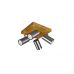 Lubinis &scaron;viestuvas Marley Spot 4-pc. GU10 Steel/Wood 812400407 TRIO Lighting