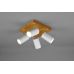 Lubinis šviestuvas Marley Spot 4-pc. GU10 White/Wood 812400431 Lubinis šviestuvas Marley Spot 4-pc. GU10 White/Wood 812400431 TRIO Lighting