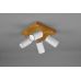 Lubinis šviestuvas Marley Spot 4-pc. GU10 White/Wood 812400431 Lubinis šviestuvas Marley Spot 4-pc. GU10 White/Wood 812400431 TRIO Lighting
