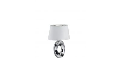 Stalinis šviestuvas Taba Table 33 cm E14 Silver/White R50511089 Stalinis šviestuvas Taba Table 33 cm E14 Silver/White R50511089 TRIO Lighting
