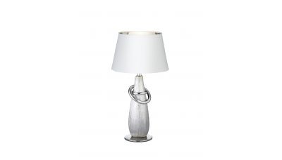 Stalinis šviestuvas Thebes Table Lamp E14 White/Silver R50641089 TRIO Lighting