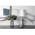 Stalinis šviestuvas Thebes Table Lamp E14 White/Silver R50641089 TRIO Lighting